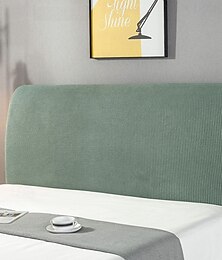 cheap -Bed Headboard Slipcover, Stretch Bed Headboard Cover, Small Square Jacquard Headboard Slipcover, Dustproof Bed Head Cover for Single/King/Double