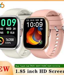economico -696 P114 Orologio intelligente 1.85 pollice Intelligente Bracciale Bluetooth Pedometro Avviso di chiamata Monitoraggio del sonno Compatibile con Android iOS Da donna Da uomo Chiamate in vivavoce