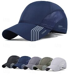 abordables -chapeau de golf léger et respirant pour homme - casquette de sport à séchage rapide avec panneau en maille, protection UV, réglable pour les activités de plein air, la course à pied, le tennis et le golf