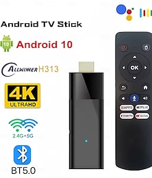 economico -smart iptv home theater mini tv stick mortal q6 android 10 allwinner h313 quad core dual 2.4g5gwifi bluetooth 4k hdr10