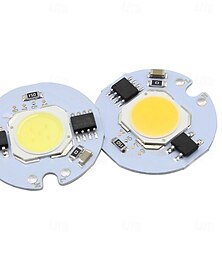 economico -10 pezzi di chip di luce a LED COB da 3 W, 5 W, 7 W e 10 W, 220 V, chip di lampadine a LED, driver smart IC adatti per faretti a LED fai da te, proiettori