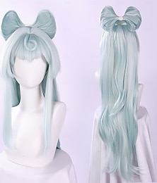 economico -Genshin Impact Mizuki Yumemizuki Anime Parrucche cosplay Parrucche Cosplay Halloween Carnevale Feste Con il fumetto Parrucche Per Per donna Adulti