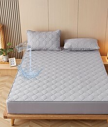 economico -Protezione per materasso impermeabile trapuntata coprimaterasso con angoli elasticizzati protettore per letto misura Queen Full King coprimaterasso protettivo con lenzuola integrate anti-scivolo