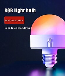 economico -lampadine intelligenti a led ricaricabili e27 con telecomando lampadine a batteria lampadina led rgb senza fili dimmerabile con 3 timer per applique da parete lampadina di emergenza