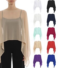 economico -scialli da donna, bolero, shrug, cappotti/giacche eleganti, protezione solare, maniche lunghe, chiffon, coprispalle da sposa con colori puri per la primavera formale &abito autunnale per stupire 2025