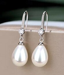 abordables -boucles d'oreilles à tige boucles d'oreilles pendantes classiques bijoux argent / doré pour mariage Saint Valentin festival quotidien