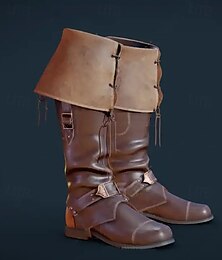 levne -Retro Středověké Renesanční Boty Pánské Dámské Unisex Keltské Pirát předvečer Všech svatých Karneval Plesová maškaráda Večírek Plesová maškaráda Dospělé Boty