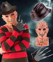 economico -Un incubo su Elm Street Freddy Krueger Costume Cosplay Abiti Festa in maschera Cosplay di film for Per uomo Adulti Carnevale Evento / Festa Mascherata