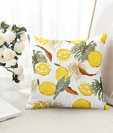economico -Cuscini decorativi estivi Hawaii copertura 1PC morbido caso cuscino quadrato per camera da letto soggiorno divano sedia frutta limone