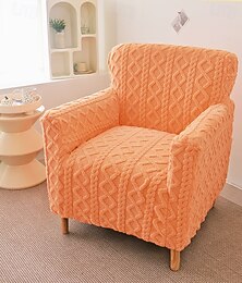 billiga -fåtöljsöverdrag badkar stol överdrag t-formad jacquard för vardagsrum sovrum kontor elastisk enkel sofföverdrag hem bardisk