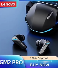 economico -Auricolari Lenovo GM2 Pro 5.3 Bluetooth Wireless Auricolari Cuffie a Bassa Latenza HD per Chiamate Headset da Gioco in Modalità Doppia con Mic