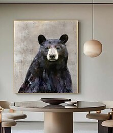 お買い得  -手描きの抽象画、キャンバスに描かれた特大の抽象画、アート作品、キャンバスに描かれた特大の抽象画、手描きの特大のテクスチャ画、動物アート、油絵、大きなキャンバス画、壁アート