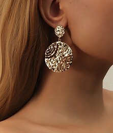 abordables -Femme Boucles d'Oreille Classique Boule mode Des boucles d'oreilles Bijoux Dorée Pour Mariage Soirée 1 paire