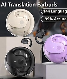 זול -BY01 אוזניות אלחוטיות וו אוזן בלוטות' 5.3 סטריאו קול היקפי ביטול רעש סביבתי של ENC ל Apple Samsung Huawei Xiaomi MI שימוש יומיומי ג'וגינג טרקינג טלפון נייד