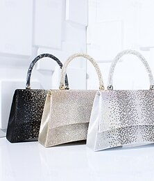 economico -Borsa Glitter Ombre Matrimonio Serata Festa Elegante Matrimonio Con Borsa da Sera di Colore Puro