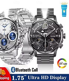 levne -CF53 Chytré hodinky Bluetooth Hovor LED svítilna AMOLED displej Pánské Sportovní hodinky Multifunkční Sportovní hodinky