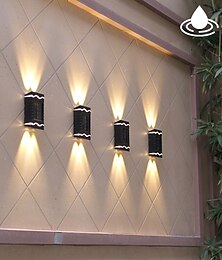 economico -4 applique a energia solare per esterni, impermeabili, decorazione da giardino, luce splicabile, rilevamento intelligente, alimentato dalla luce solare, balcone, recinzione, cortile, illuminazione a