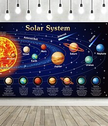 billiga -Planeten Universum Hängande Tapestry Väggkonst Stor Tapestry Mural Dekor Fotograf Bakgrund Pläd Gardin Hem Sovrum Vardagsrum Dekoration