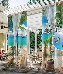 economico -tenda da esterno per patio impermeabile, decorazioni per la casa occhiello superiore termoisolante oscurante tenda verticale per interni ed esterni/tenda per gazebo, veranda, pergola