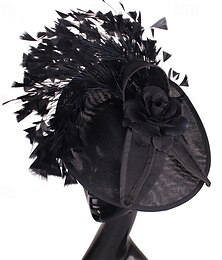 economico -Copricapo Simillino Piume Matrimonio Festa serale Elegante Matrimonio Con Piuma Copricapo Copricapo