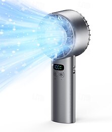 זול -מאוורר ידני USB עם קירור קרח – מאוורר מיני נייד עם 100 מהירויות ומבצע שקט לשימוש בחוץ