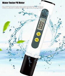 preiswerte -TDS-Wasserqualitätstester, präzises und zuverlässiges pH-Meter für Hydrokulturwasser, ideales Wassertestgerät für Trinkwasser, Aquarien, Innengärten, selbstgemacht