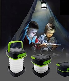economico -luci esterne solari a led lanterne da campeggio solari pieghevoli torce elettriche a led luce portatile ricaricabile tramite usb impermeabile &lampada portatile per campeggio tenda escursionismo