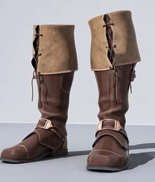 levne -Retro Středověké Renesanční Boty Kozačky Pirát Viking Elfí Pánské Viking Fantazie předvečer Všech svatých Karneval Výkon Párty LARP Dospělé Boty