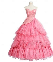 abordables -Vestidos Disfraces con temática de películas y televisión Cosplay de película for Mujer Adulto Víspera de Todos los Santos Carnaval Mardi Gras Rendimiento Fiesta Escenario