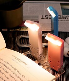 economico -lampada da lettura ricaricabile tramite usb per leggere a letto lampade da lettura a led con clip luci da lettura portatili per bambini amanti dei libri luminosità bianca calda regolabile per la