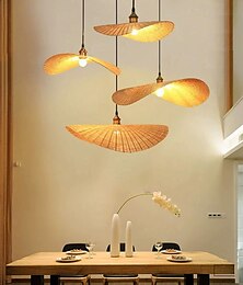 economico -50 cm Design di Lanterna a Sospensione Lampada a sospensione Bambù Stile Vintage Stile Classico Moda Vintage Tradizionale / Classico 110-120V 220-240V