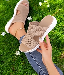 preiswerte -Damen-Slipper aus Mesh – leichte, atmungsaktive Komfortsandalen für die Freizeit und Outdoor-Aktivitäten