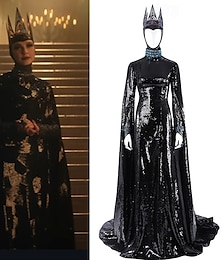 levne -Sněhově bílá Jed Zlá královna Šaty Filmový kostým cosplay Karnevalový kostým Obleč se Filmové kostýmy for Dámské Dospělé předvečer Všech svatých Karneval Světový den knihy Výkon Párty