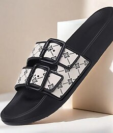 preiswerte -Schwarze Herren-Sandalen mit dekorativem Schnallendetail – bequemes und trendiges Schuhwerk für den Alltag