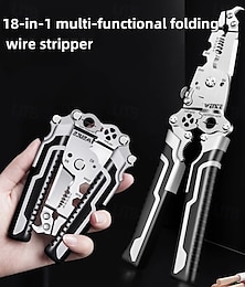 economico -1 pz Promaster multifunzionale spelafili taglierina utensile pieghevole in metallo con gancio coltello cacciavite chiave spelatura e taglio rapido dei fili utensile manuale per elettricisti