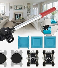 זול -סט כלים להרמת רהיטים 440lb מרים רהיטים כבדים עם 4 גלגלות קל  & ערכת מעבר בטוח לספות מקררים שטיח ספות  & רצפות קשות