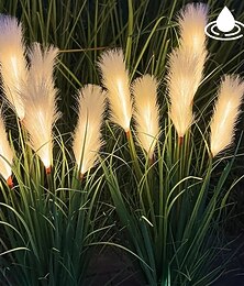 economico -Luci solari da giardino Luci a fibra ottica per esterni Lampada da giardino impermeabile Simulazione Lampade da paesaggio per la decorazione del patio di casa