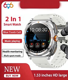 Недорогие -696 GT98 Умные часы 1.53 дюймовый Смарт Часы Bluetooth Педометр Напоминание о звонке Датчик для отслеживания сна Совместим с Android iOS Женский Мужчины Хендс-фри звонки Напоминание о сообщении IPX-0