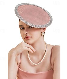 economico -Cappello fascinator, cappelli da festa del tè, fascia per capelli per donna, cappello da cocktail derby del Kentucky per matrimonio