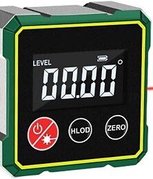 זול -מאתר זווית דיגיטלי מד זווית מגנטי lcd כלי מפלס דיגיטלי מד זווית מד שיפוע תיבת תאורה אחורית נייד למדידת זווית כלי מדידת זווית מופעל על ידי סוללה