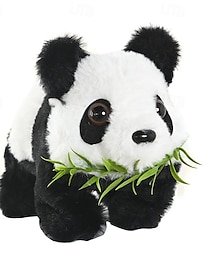 levne -elektronická hračka panda se zvukem pro 3 děti, interaktivní animovaná plyšová hračka chodící panda  & vrtící ucho vzdělávací vycpané zvíře dárky pro batolata kluky holky narozeniny xmas