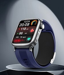 economico -696 TK66 Orologio intelligente 2.06 pollice Orologio da Corsa Fitness Smartwatch Bluetooth ECG+PPG Contapassi Promemoria chiamata Compatibile con Android iOS Da uomo Chiamate in vivavoce Promemoria