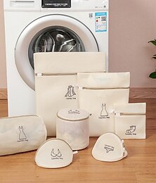 お買い得  -デリケートな衣類を洗うためのデリケートな衣類用ランドリーバッグ7枚セット、メッシュ洗濯バッグ、ジーンズ、ブラウス、ストッキング、ブラジャー用のデリケートな衣類用ランドリーバッグ