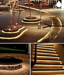 economico -1pc luce di striscia solare esterna 5m-300led luce di striscia solare impermeabile per recinzioni cortile esterno decorazione del giardino luci dell'albero