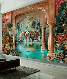 levne -Mandala slona závěsný tapisérie nástěnné umění Velká tapisérie mural dekorace fotografické pozadí deka závěs domov ložnice obývací pokoj dekorace