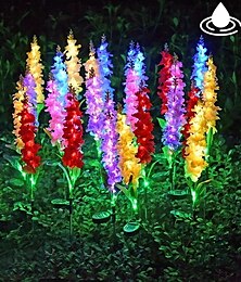economico -Luci solari a forma di fiori, luci viola impermeabili per esterni, pali per fiori, luci solari a forma di fiori impermeabili per giardino, corridoio, cortile, prato, patio, sentiero, balcone, piscina, matrimonio, decorative