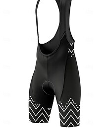 abordables -Hombre Culotte de ciclismo Pantalones cortos acolchados 3D Bicicleta Petos de deporte / Culotte con tirantes Deportes Filtro Solar Almohadilla 3D Secado rápido Transpirable Negro Ropa Ropa para
