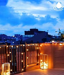 economico -luci della stringa del led 3m-20led 6m-40led 10m-80led luci della sfera della lampadina del usb stringa di luce impermeabile matrimonio all'aperto vacanze di natale