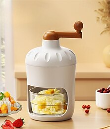 economico -macchina per frullati domestica a manovella piccola tritaghiaccio manuale senza spina rompighiaccio continuo