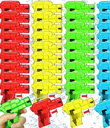 abordables -Paquete de 100 mini pistolas de agua para niños y niñas, coloridas pistolas de agua, pequeñas pistolas de juguete de plástico para playa, parque acuático, piscina, recuerdos de fiesta (color